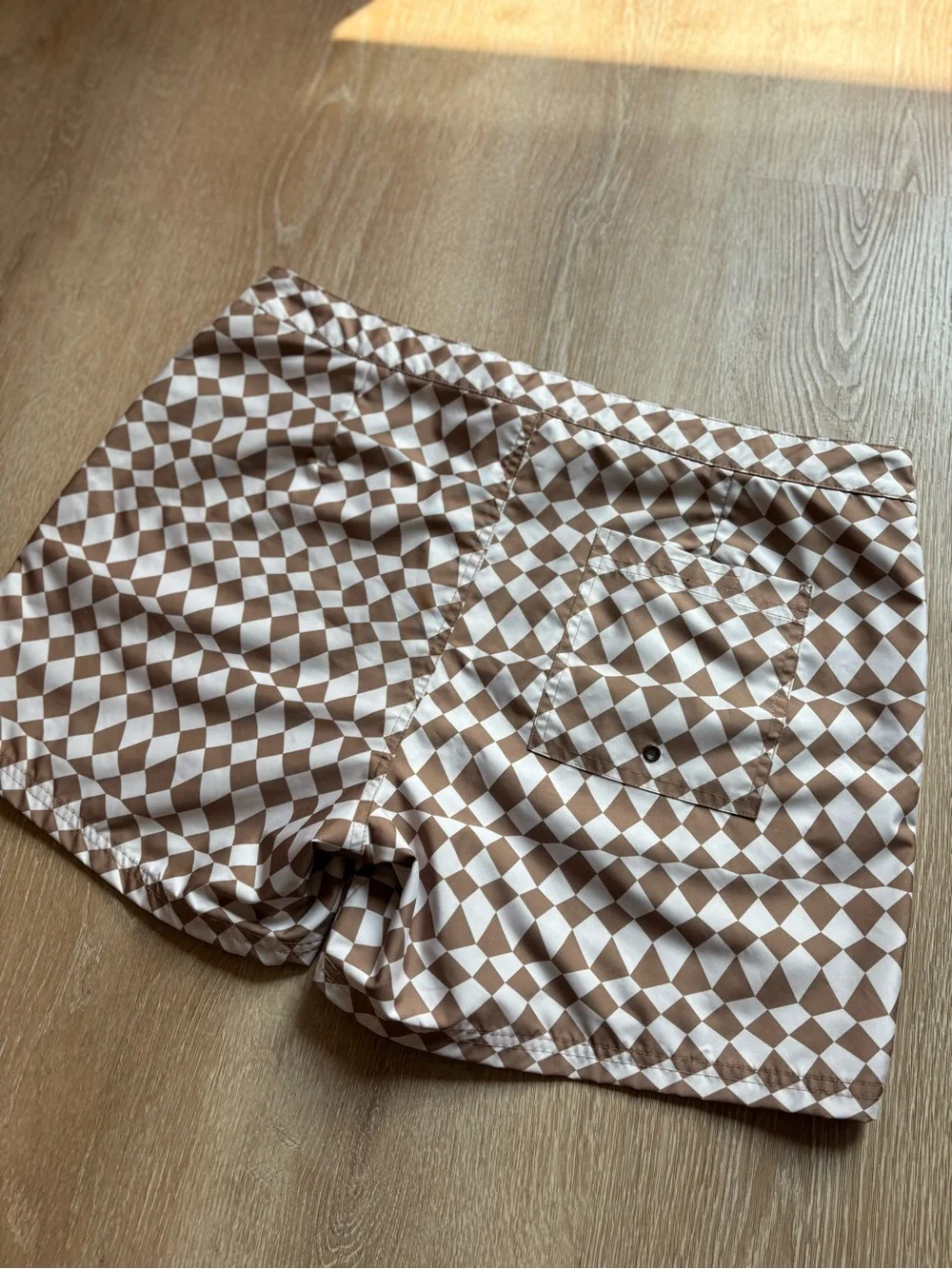 Dandy Del Mar Riviera Swim Trunks Cortado Alhambra Check Shorts Men’s size 36